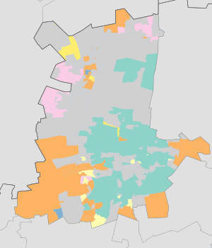 Tshwane dominant language map