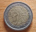 2 Euro Italia Dante