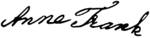 Anne Frank signature.svg