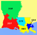 Area codes LA