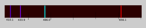 Bright-line Spectrum-Hydrogen