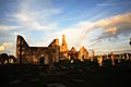 Clonmacnoise at sunset