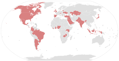 Countries implicated in the Paradise Papers