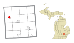 Location within Livingston County