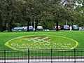 Glasgow 2014 flower bed - geograph.org.uk - 548204