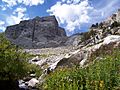 Middle Teton from Garnet Canyon