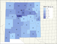 NRHP New Mexico Map.svg