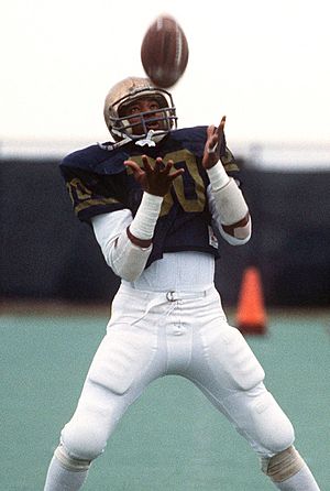 Napoleon McCallum at practice (cropped)