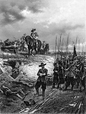 Oliver Cromwell at the Battle of Marston Moor