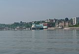 Penarth from the sea