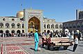 Placing Carpets, Imam Ridha Mosque