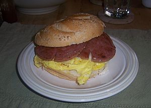 Pork roll egg cheese sand readytoeat