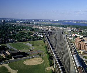 Potomac Yard - aerial 1980s