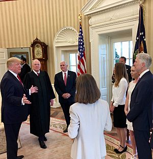 Prior to Gorsuch swearing-in