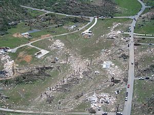 Ringgold tornado damage