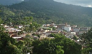 View of San Vicente de Chucurí