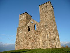 St Marys Towers Reculver Castle.JPG