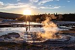 Sunset near Pump Geyser (29750932108)