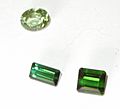 Three tourmalines flash III