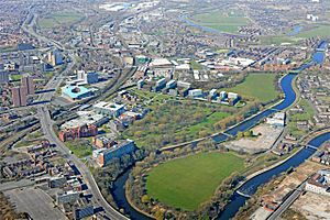 University of Salford, aerial 2011