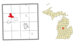 Location within Isabella County