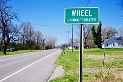 Sign along SR 64