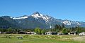 Whitehorse Mountain seen from Old School Park