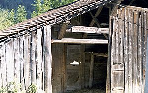 Alexis Bouvard's native farm in Contamines Montjoie