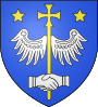 Blason ville fr Alet-les-Bains (Aude)