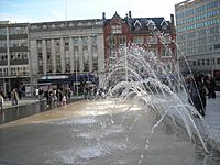 Fontains Old Market Square Nottingham