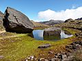 Lagunas y montañas del parque nacional general juan pablo peñaloza paramo batallon 14