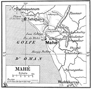 Mahe FrIndia Map 1900