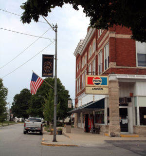 Looking west along Main Street in Camden