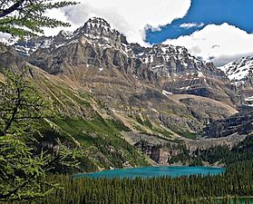 Mount Huber above Lake O'Hara