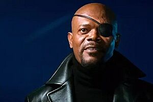 Samuel L. Jackson as Nick Fury in Iron Man (2008 film)