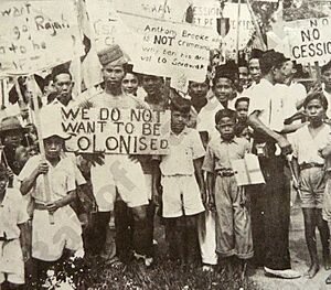 Sarawak anti-cession demonstration