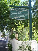 St Aug Zimenez-Fatio House sign01