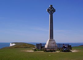 Tennyson Monument, Tennyson Down, IW, UK