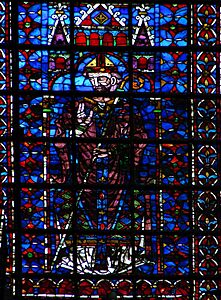Vitrail Evêque Cathédrale de Reims 100208 1