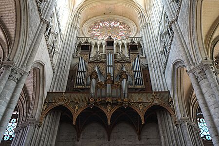 537 - Cathédrale grand orgue - Amiens