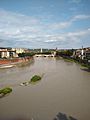 Adige flowing through Verona