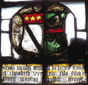 ArundellGlass 15thC SelworthyChurch Somerset