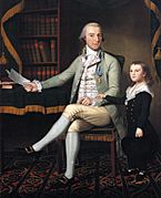 Painting Steuben in uniform