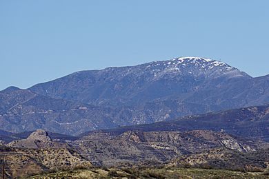 Burnt peak from santa clarita