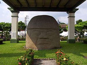 Cabeza olmeca, Santiago Tuxtla