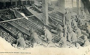 Child Labor in United States, coal mines Pennsylvania