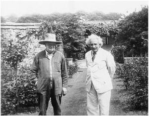 Churchill and Einstein in 1933