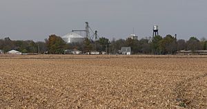 Gresham, seen from the south alongNebraska Highway 69, October 2011