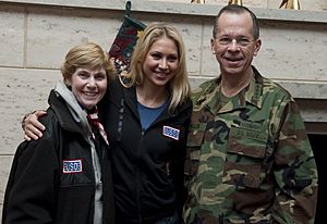 Michael & Deborah Mullen with Anna Kournikova