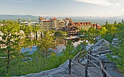 The Lake Mohonk Mountain House on Shawangunk Ridge